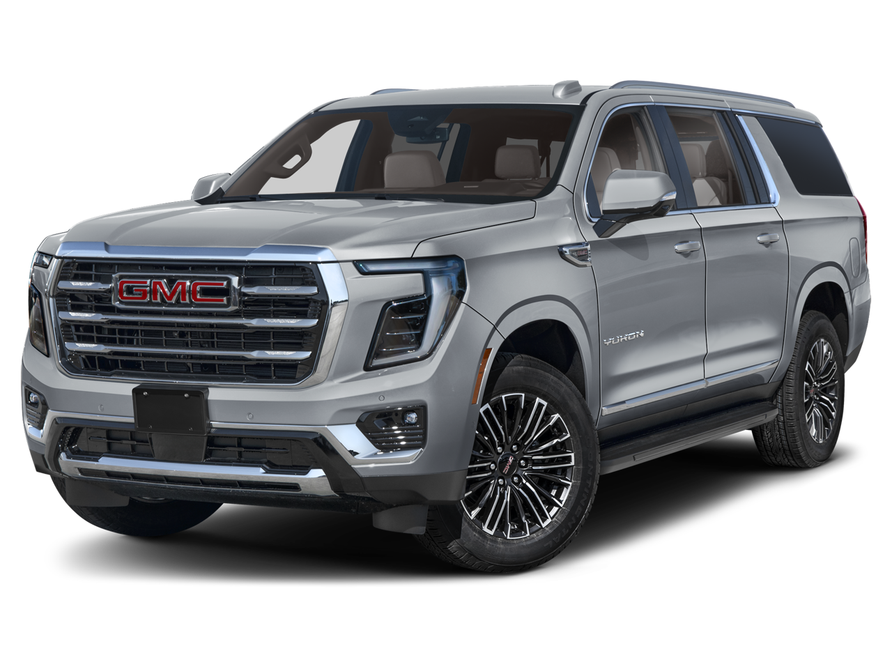 2026 GMC Yukon XL Elevation in Sterling Metallic — front three-quarter view