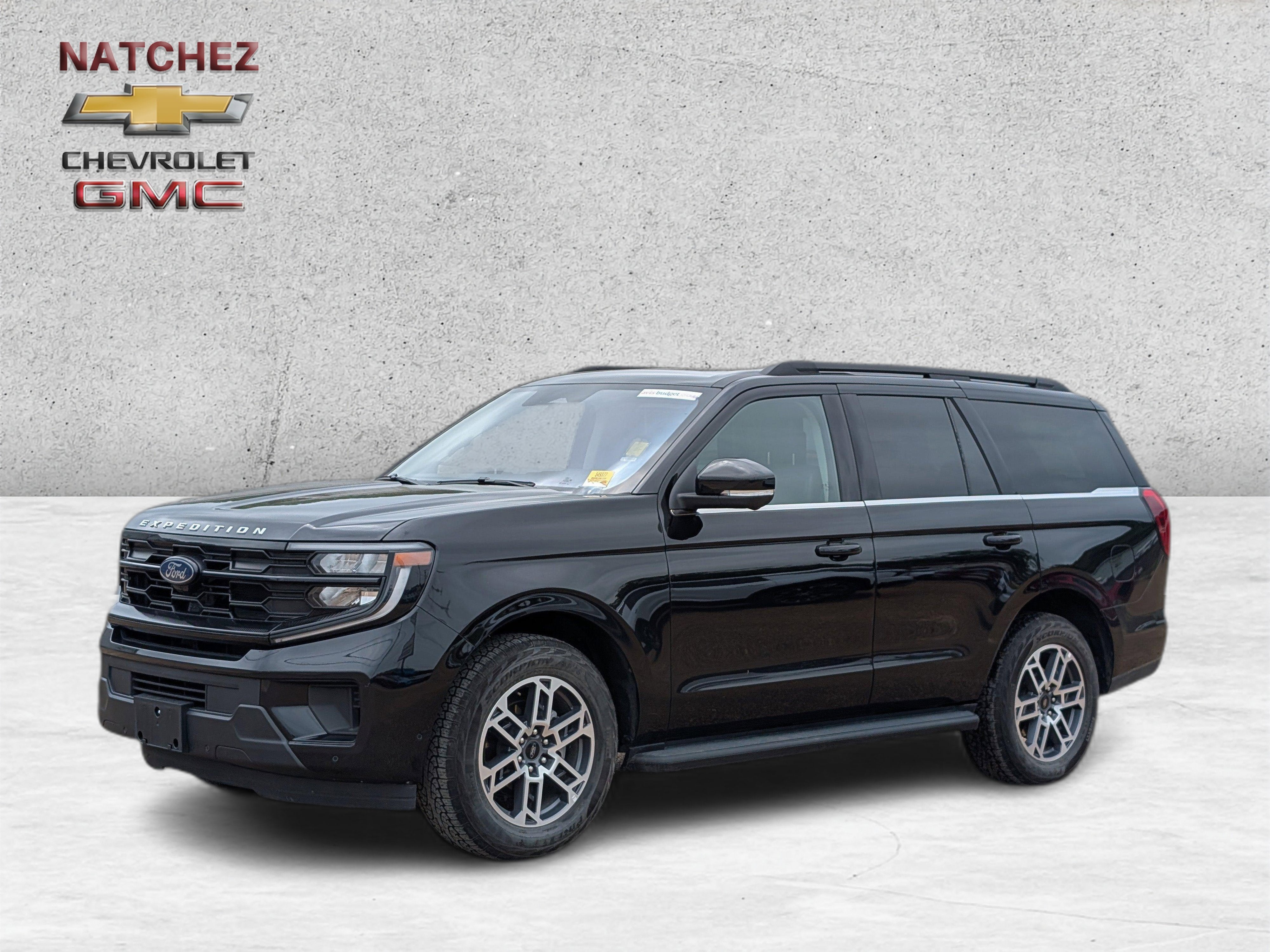 2025 Ford Expedition Active in Black — front three-quarter view