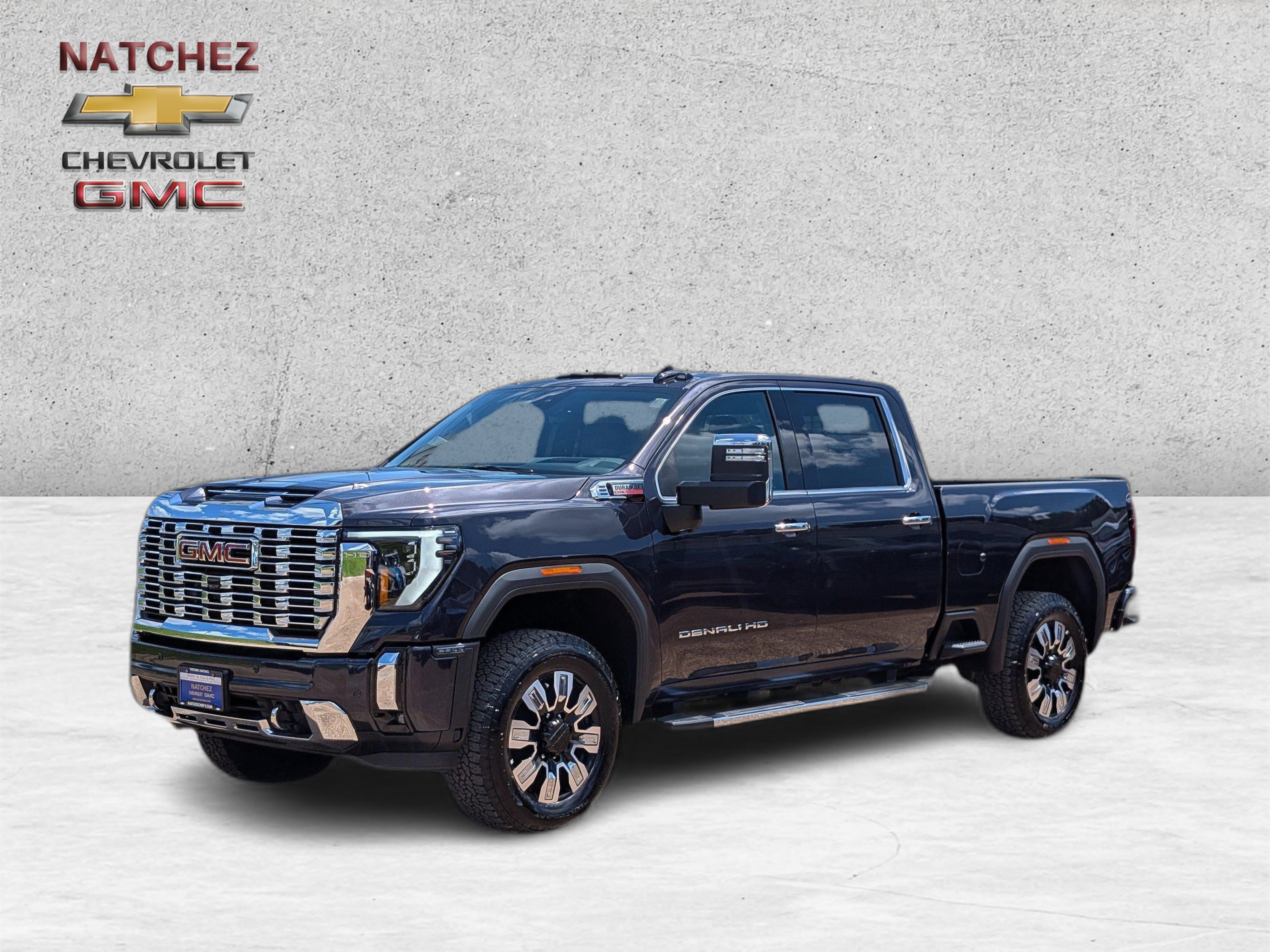 2026 GMC Sierra 2500 HD Denali in Titanium Rush Metallic — front three-quarter view
