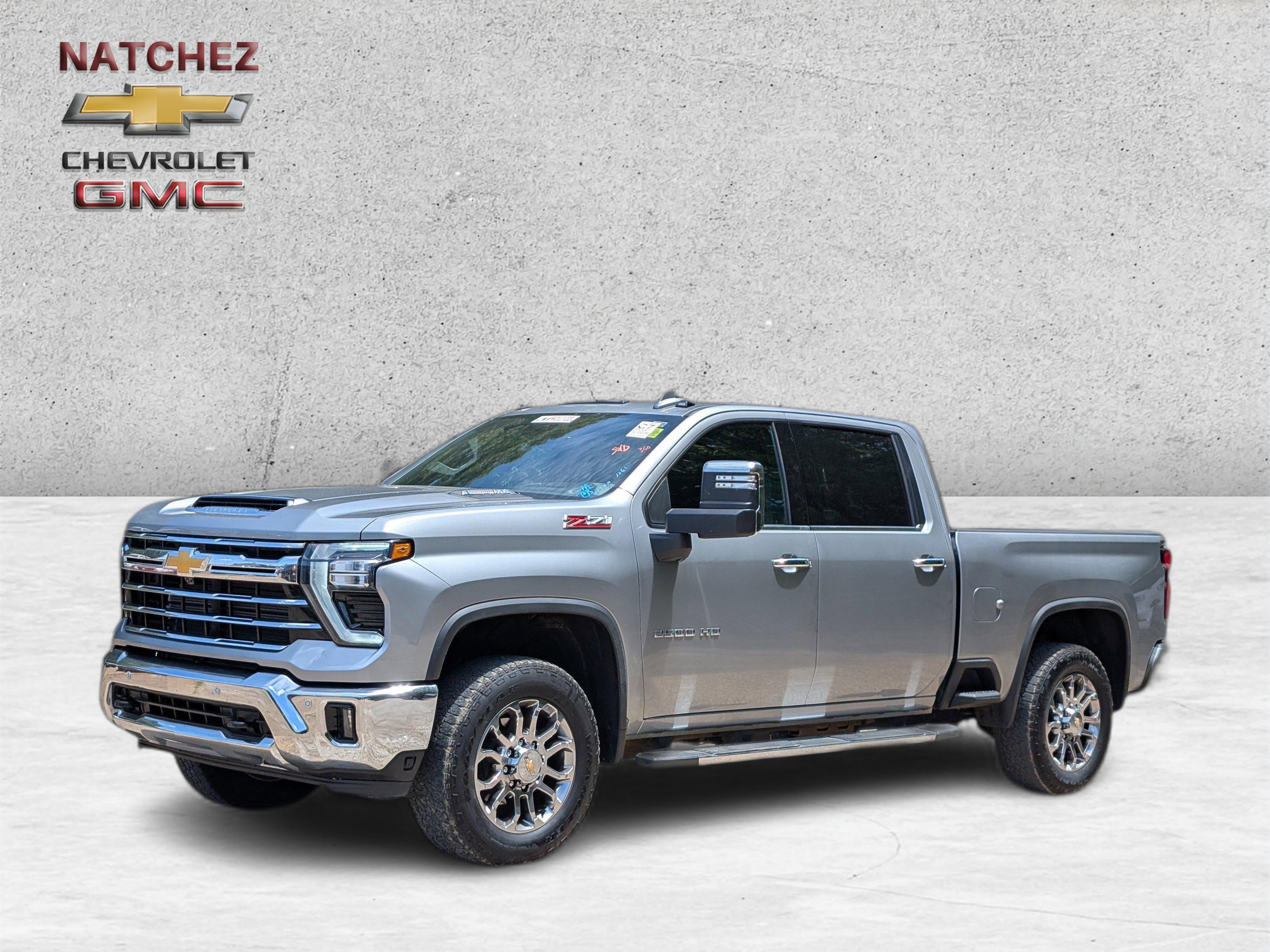 2026 Chevrolet Silverado 2500 HD LTZ in Sterling Gray Metallic — front three-quarter view