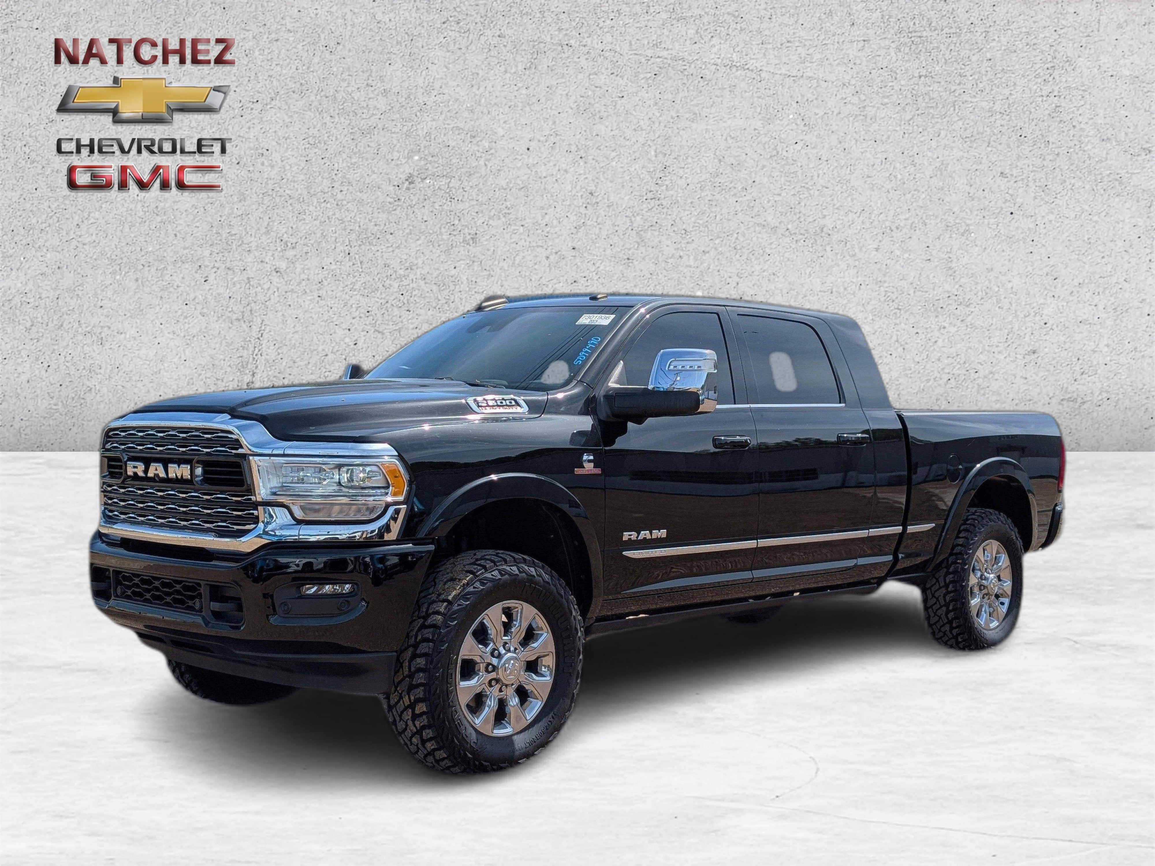 2023 RAM 2500 Limited in Black — front three-quarter view