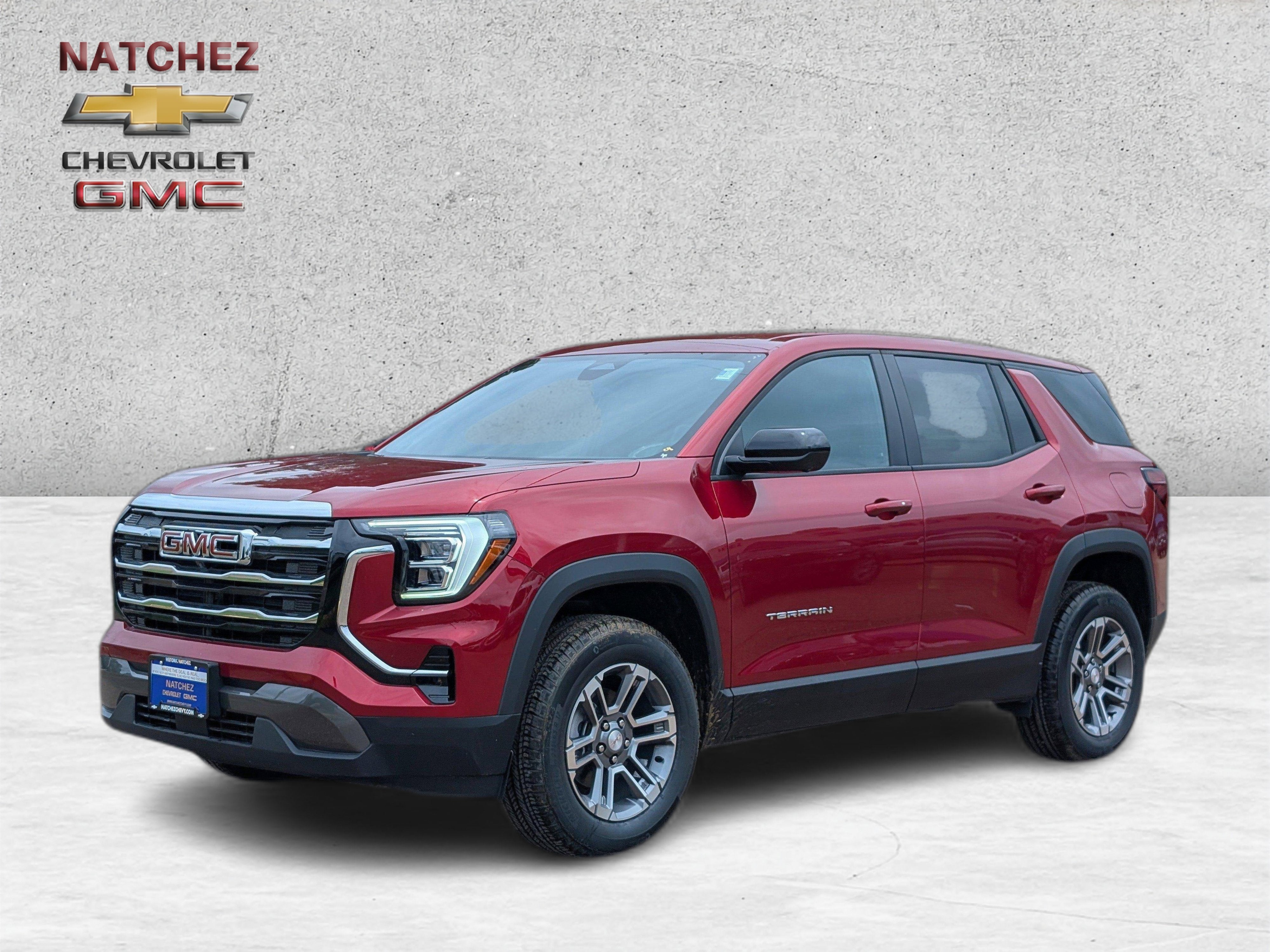 2026 GMC Terrain Elevation in Volcanic Red Tintcoat — front three-quarter view